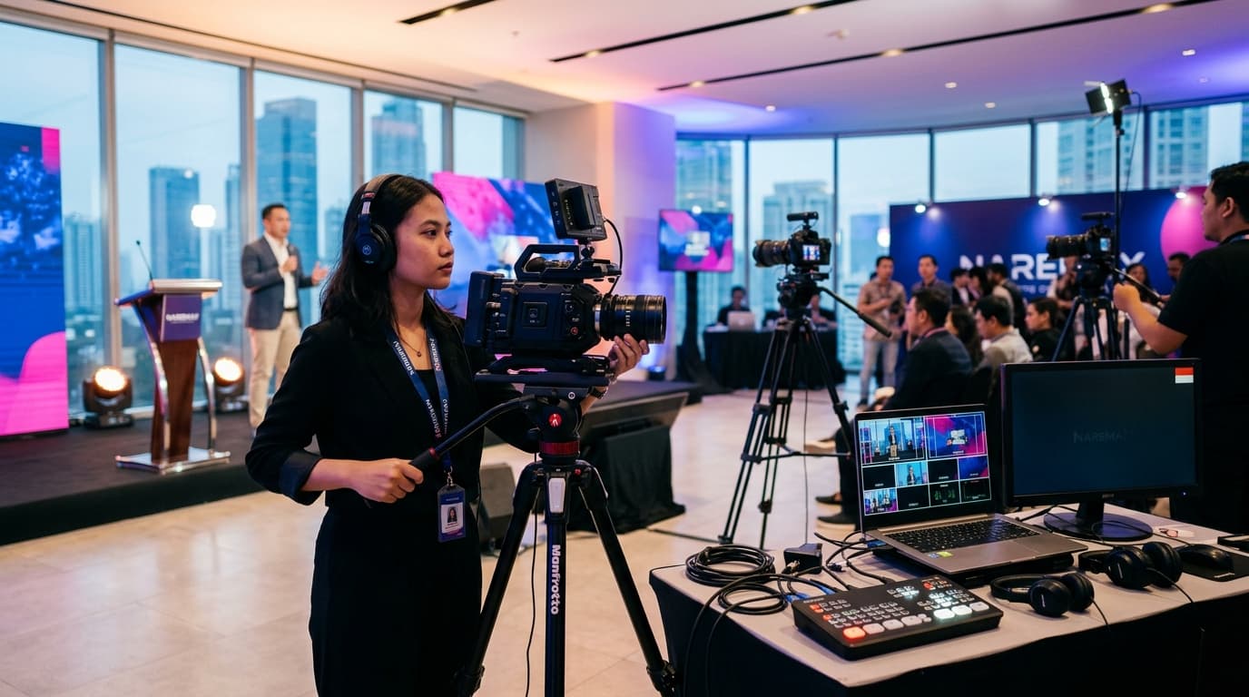 Biaya Jasa Live Streaming Jakarta 2026: Single Cam, Multicam, Hybrid & Zoom/YouTube