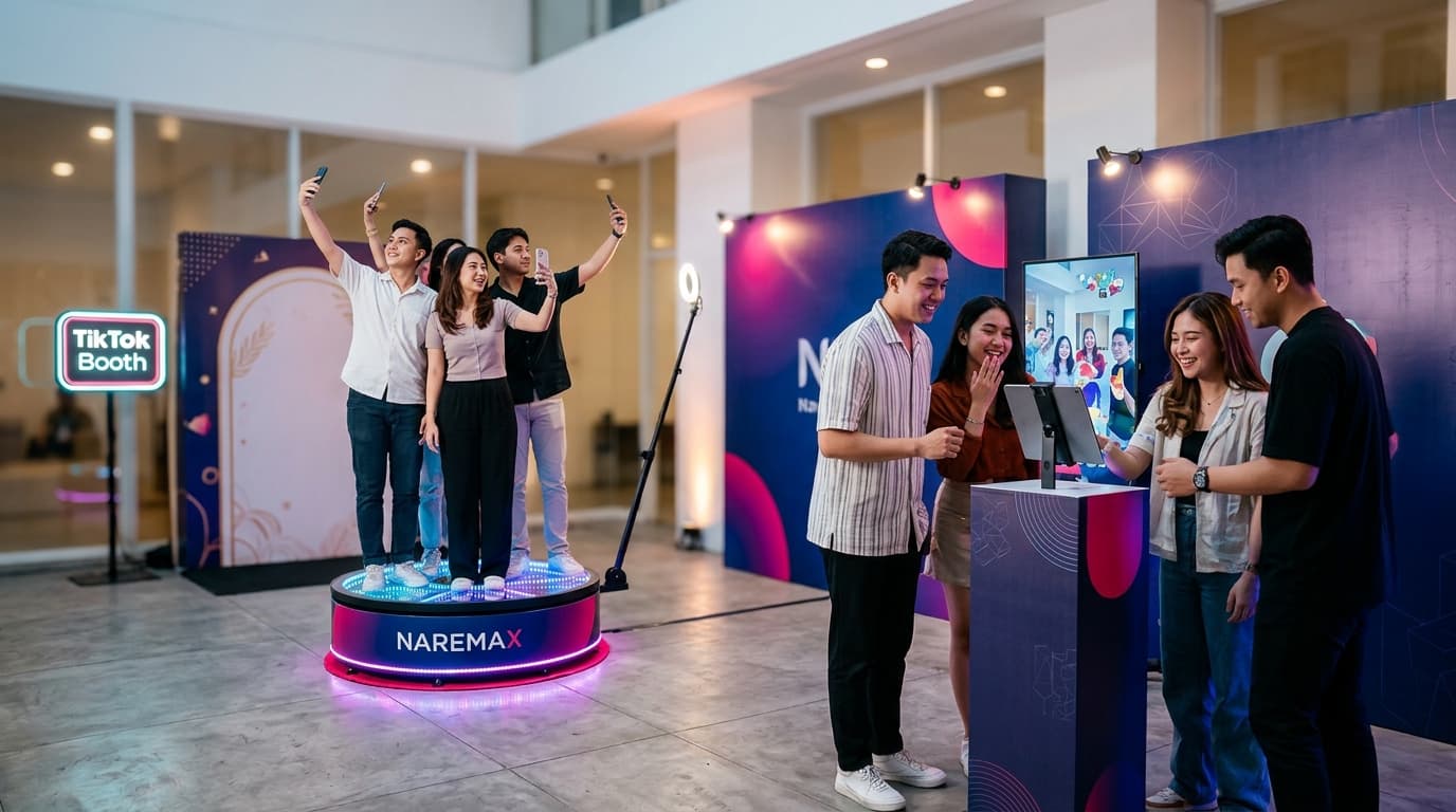 Fokus Gen Z: TikTok Booth, Spin 360, & AR Filter Bikin Event Makin Viral