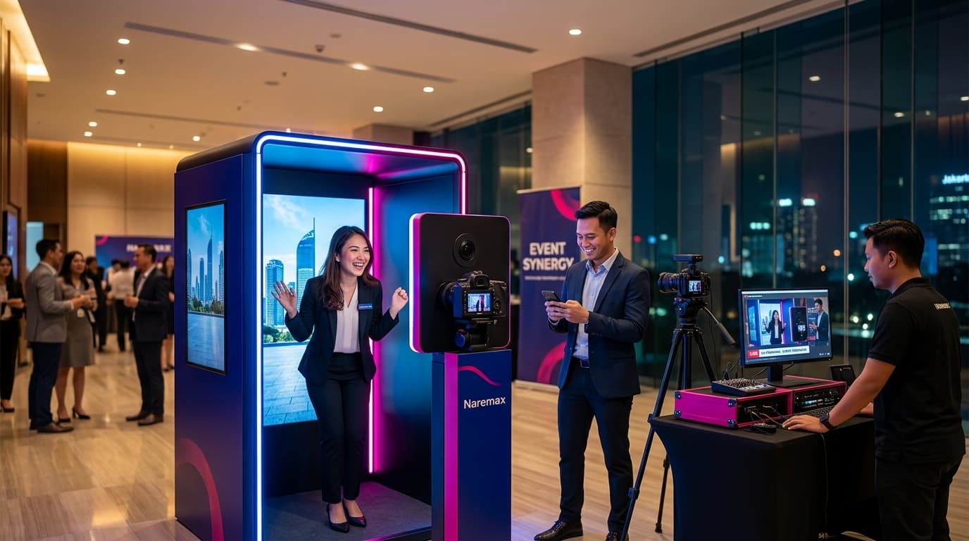 Sinergi Event Modern: Gabungkan AI Photobooth & Live Streaming untuk Pengalaman Digital Penuh yang Tak Terlupakan