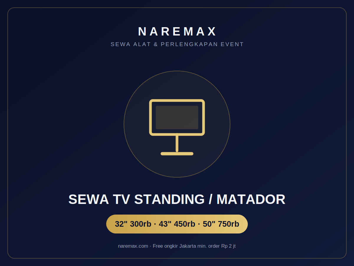 Sewa TV Standing / Matador