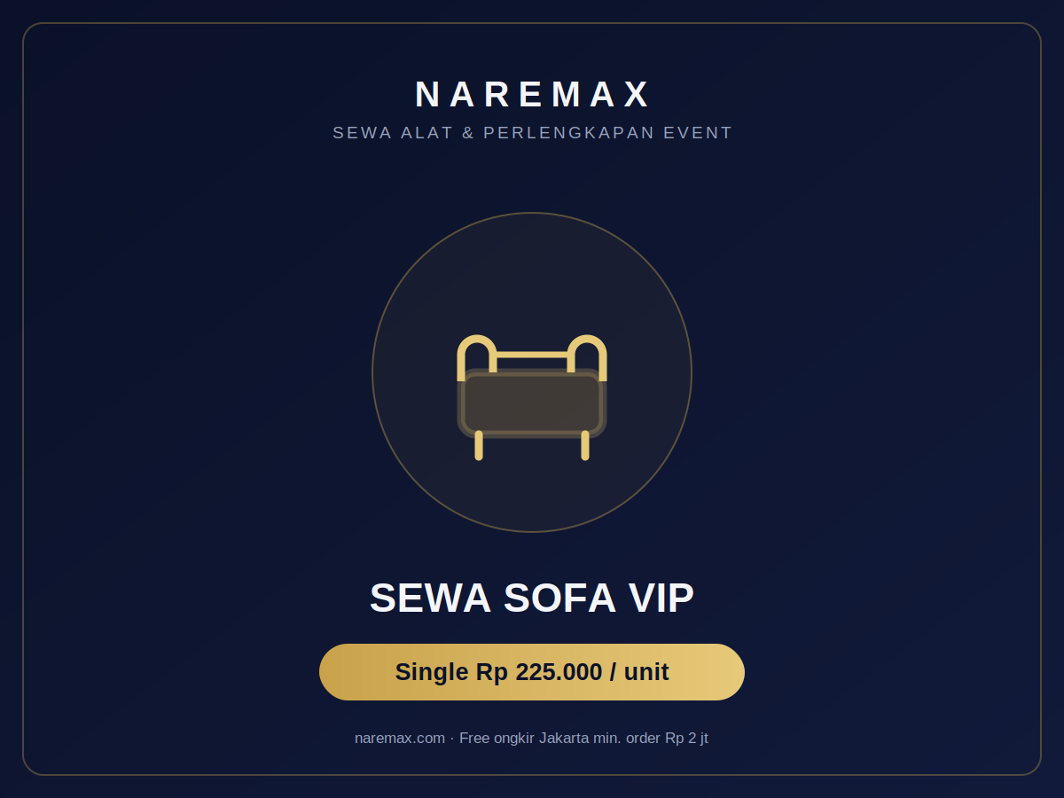 Sewa Sofa VIP