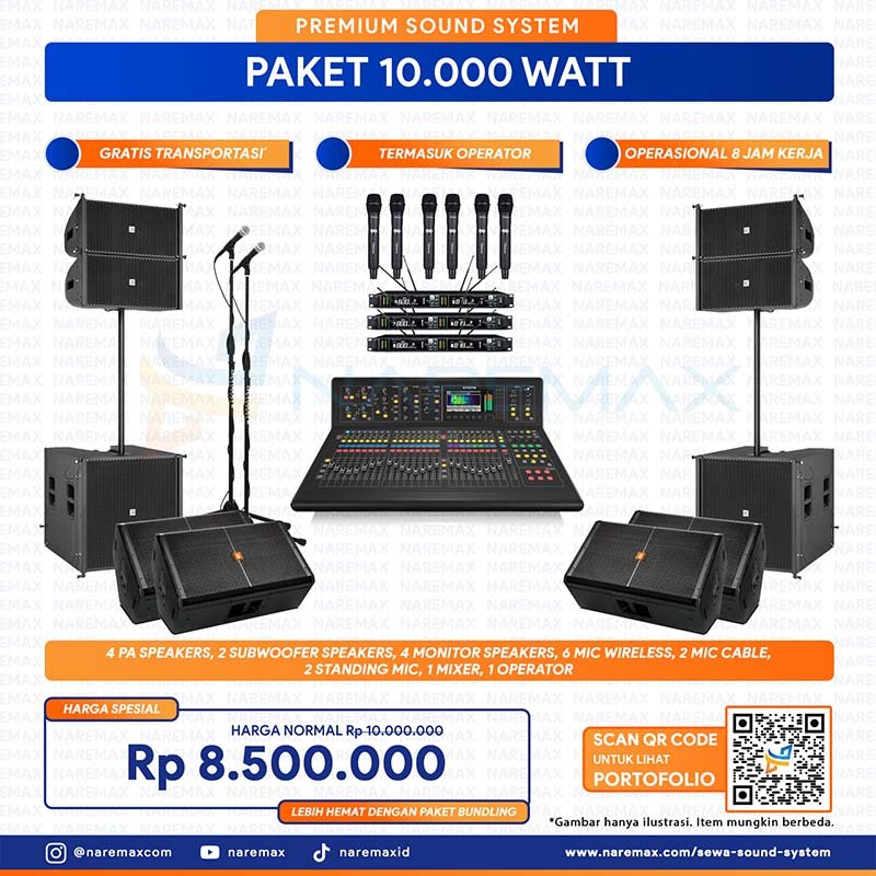 Sewa Sound System Murah 10 Vendor Sewa Sound System Murah Jakarta Paket 10000 Watt - Daftar Harga Pricelist Rental Jasa Sewa Sound System Bogor Depok Tangerang Bekasi Bandung Surabaya Bali Terbaik