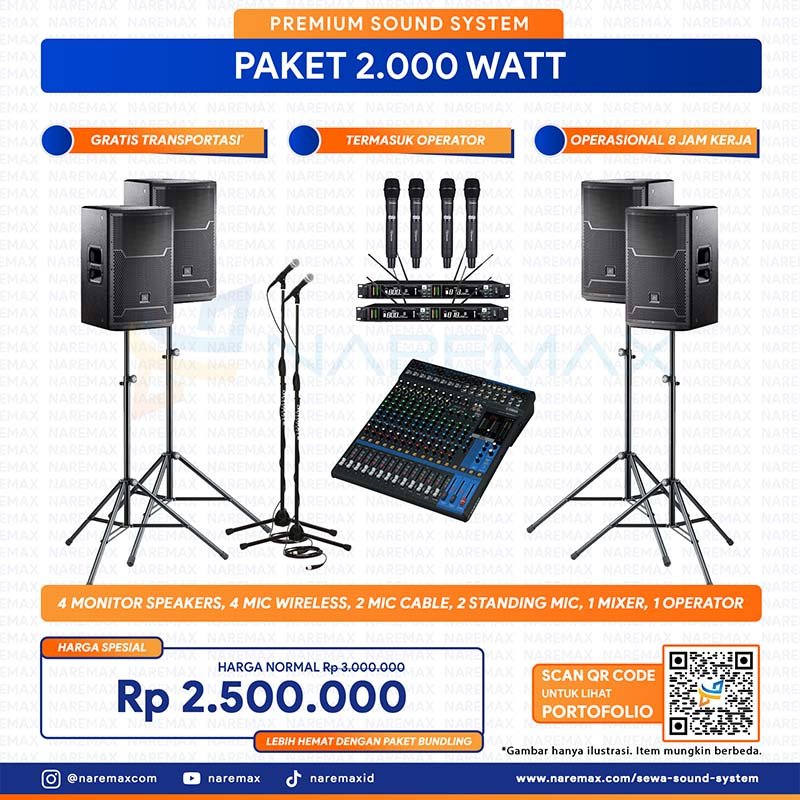 Sewa Sound System Murah 7 Vendor Sewa Sound System Murah Jakarta Paket 2000 Watt - Daftar Harga Pricelist Rental Jasa Sewa Sound System Bogor Depok Tangerang Bekasi Bandung Surabaya Bali Terbaik