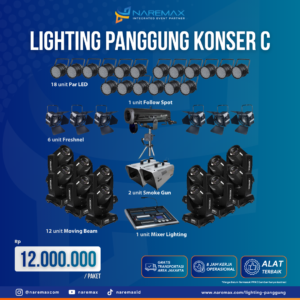 Sewa Lighting Panggung Murah Paket Konser C - Rental Lighting Stage Panggung Murah di Jakarta Bogor Depok Tangerang Bekasi