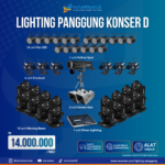 Sewa Lighting Panggung Murah Paket Konser D - Rental Lighting Stage Panggung Murah di Jakarta Bogor Depok Tangerang Bekasi