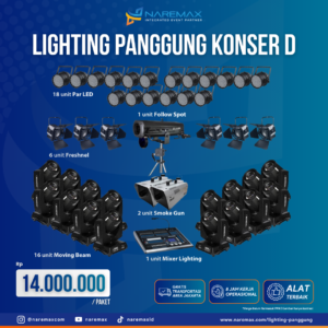 Sewa Lighting Panggung Murah Paket Konser D - Rental Lighting Stage Panggung Murah di Jakarta Bogor Depok Tangerang Bekasi