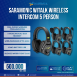 Vendor Sewa Saramonic WiTalk 5 Person Murah Jakarta - Vendor Rental Multimedia Murah Terbaik di Jakarta - Naremax Rental Multimedia