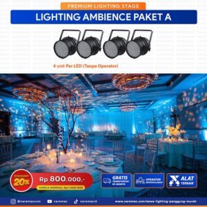 Sewa Lighting Panggung Murah Paket Ambience A - Rental Lighting Stage Panggung Murah di Jakarta Bogor Depok Tangerang Bekasi