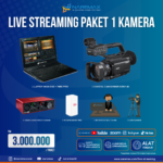 Jasa Live Streaming Hybrid Murah Paket 1 Kamera - Vendor Jasa Live Streaming Murah Jakarta Bogor Depok Tangerang Bekasi