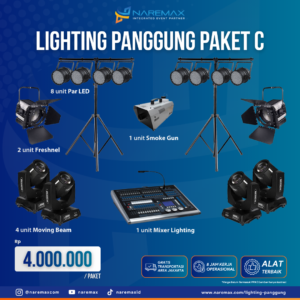 Sewa Lighting Panggung Murah Paket C - Rental Lighting Stage Panggung Murah di Jakarta Bogor Depok Tangerang Bekasi