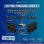 Sewa Lighting Panggung Murah Paket Konser C - Rental Lighting Stage Panggung Murah di Jakarta Bogor Depok Tangerang Bekasi